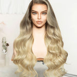 BARBIE 613 13x4 Transparent Wig - Custom Color Baby Blonde