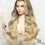 BARBIE 613 13x4 Transparent Wig - Custom Color Baby Blonde