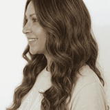 HARPER - Layered Chestnut Brown with Blonde Highlight Wig