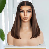 Veronica - Expensive Brunette Inspired Long Bob