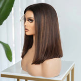 Veronica - Expensive Brunette Inspired Long Bob