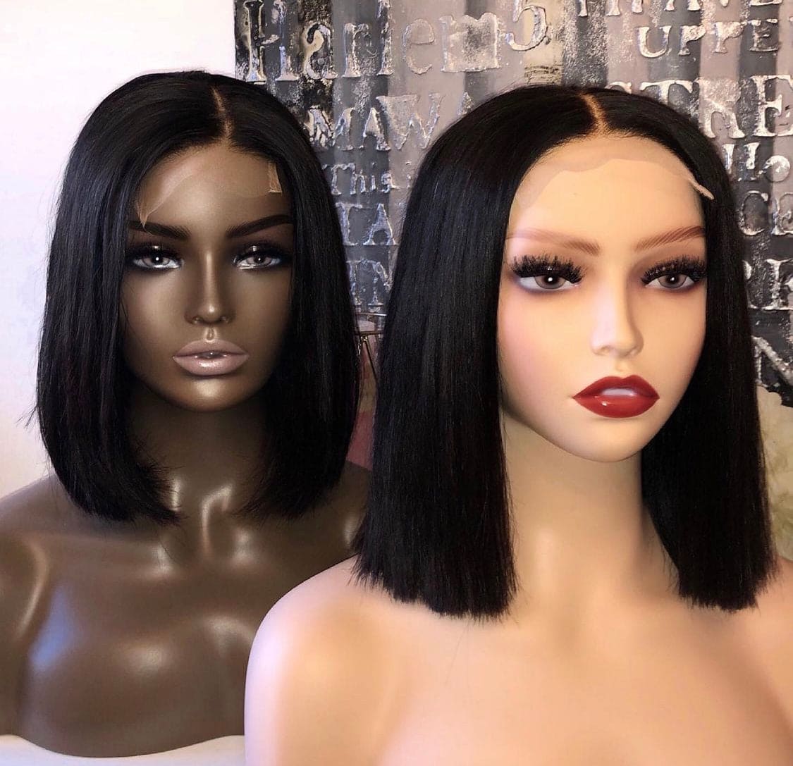 KIM- 5x5 Transparent Lace Closure - 12 Inch Bob