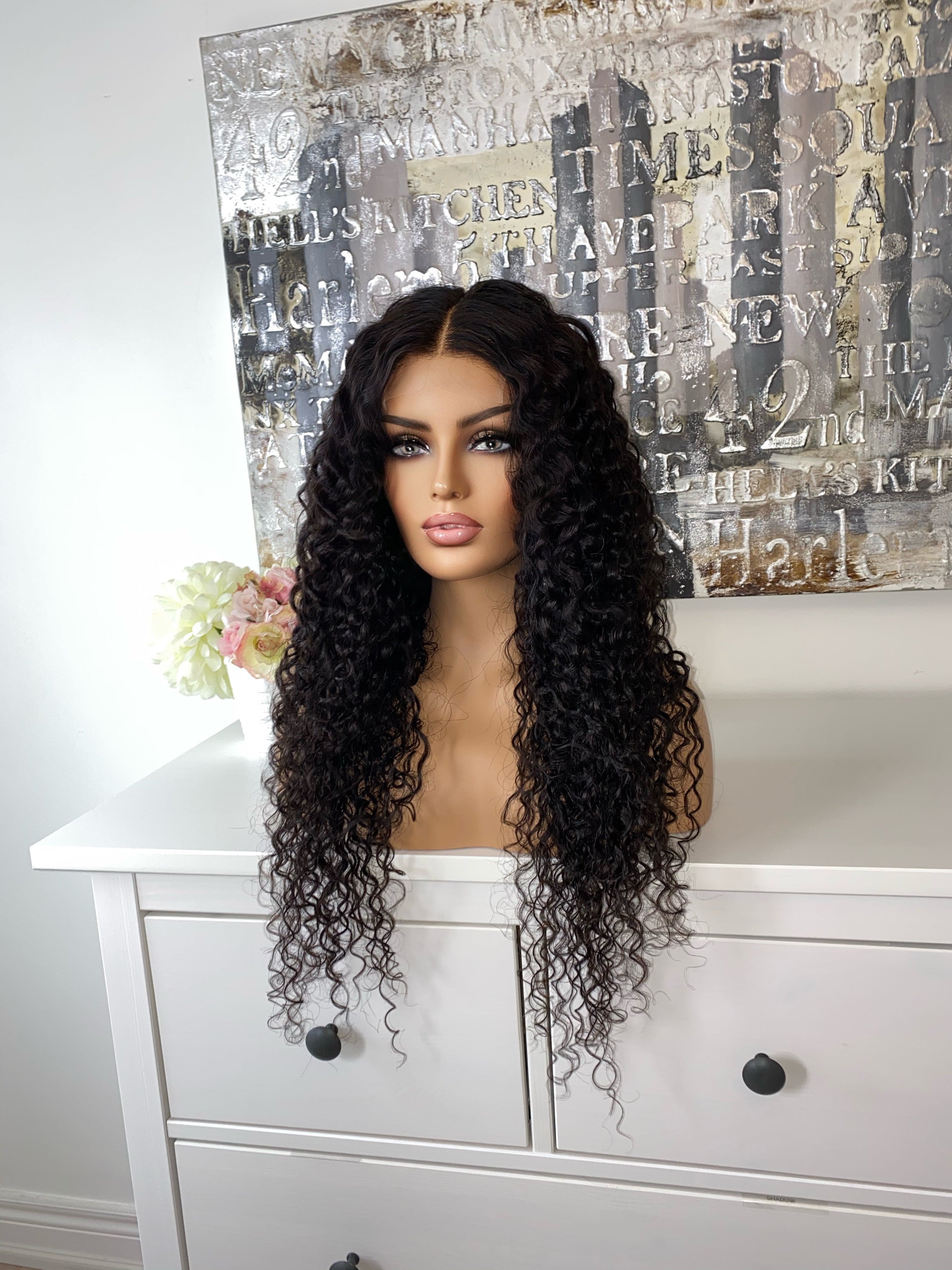 DIANA- 5x5 Transparent Lace Closure - Deep Curl